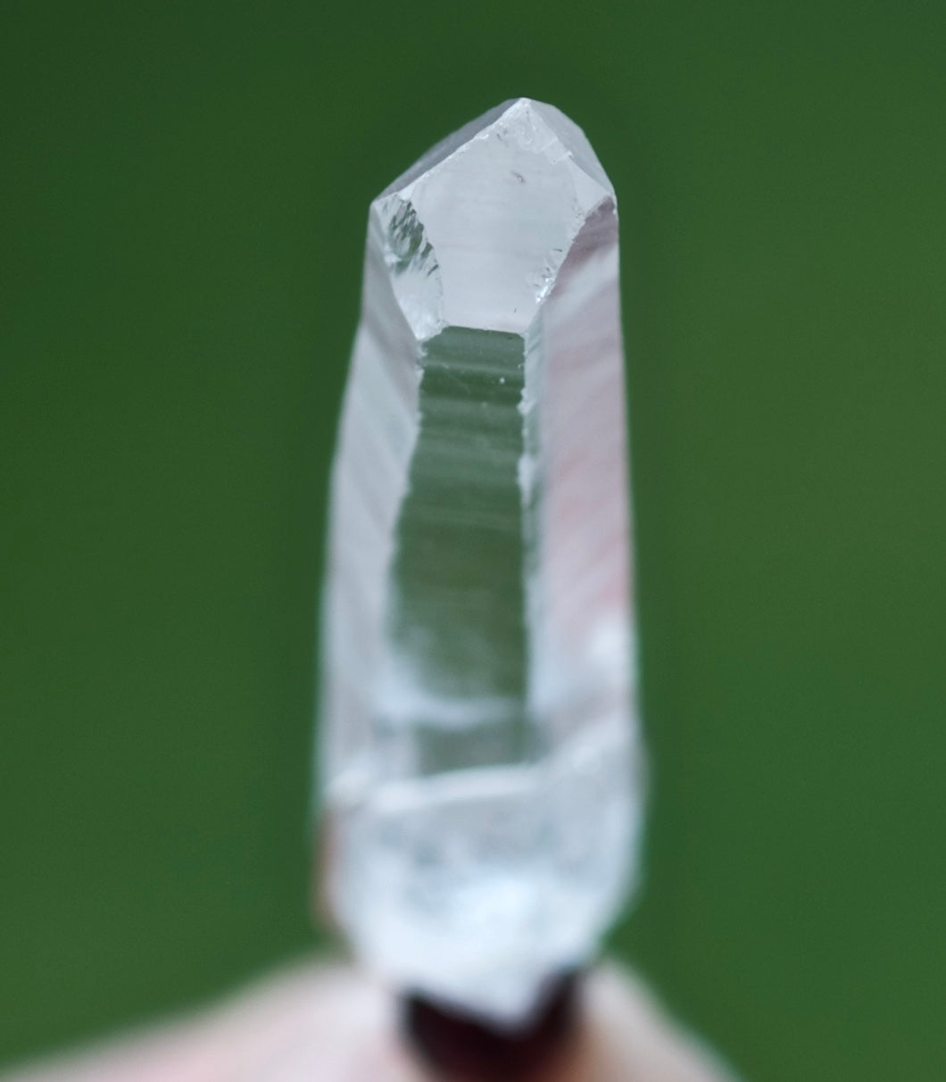Moss Agate, Citrine, Garnet, Clear Quartz Crystal, and Sterling Silver Double-sided Pendulum