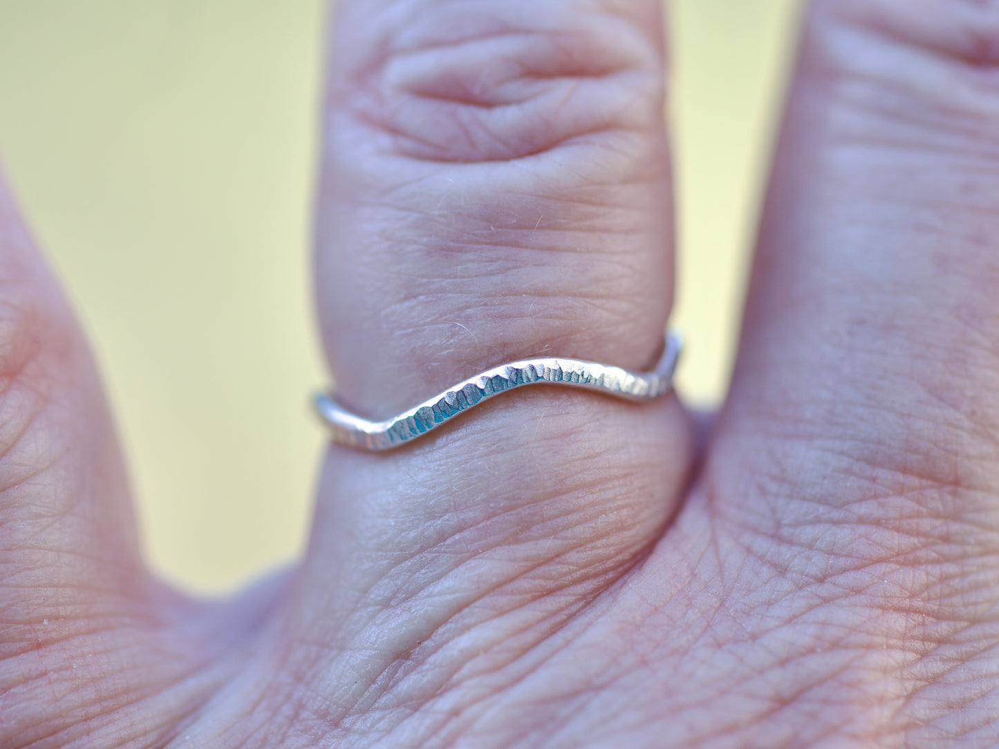 Winding Road Sterling Silver Ring, size 7