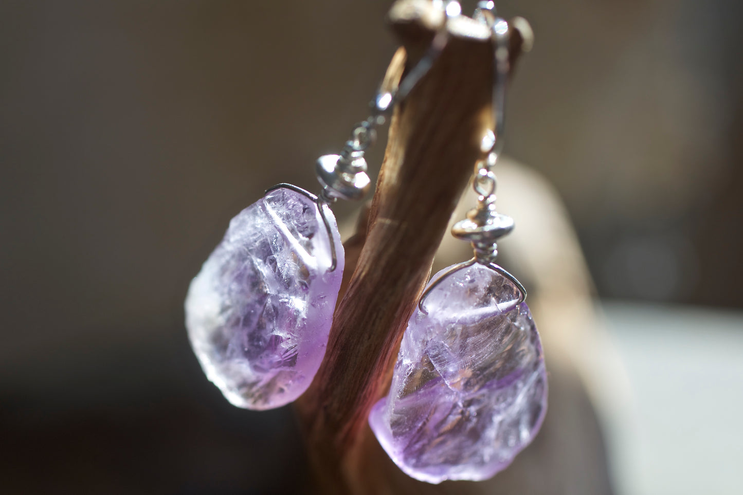 Ametrine, Thai and Sterling Silver Earrings and Pendant Necklace Set