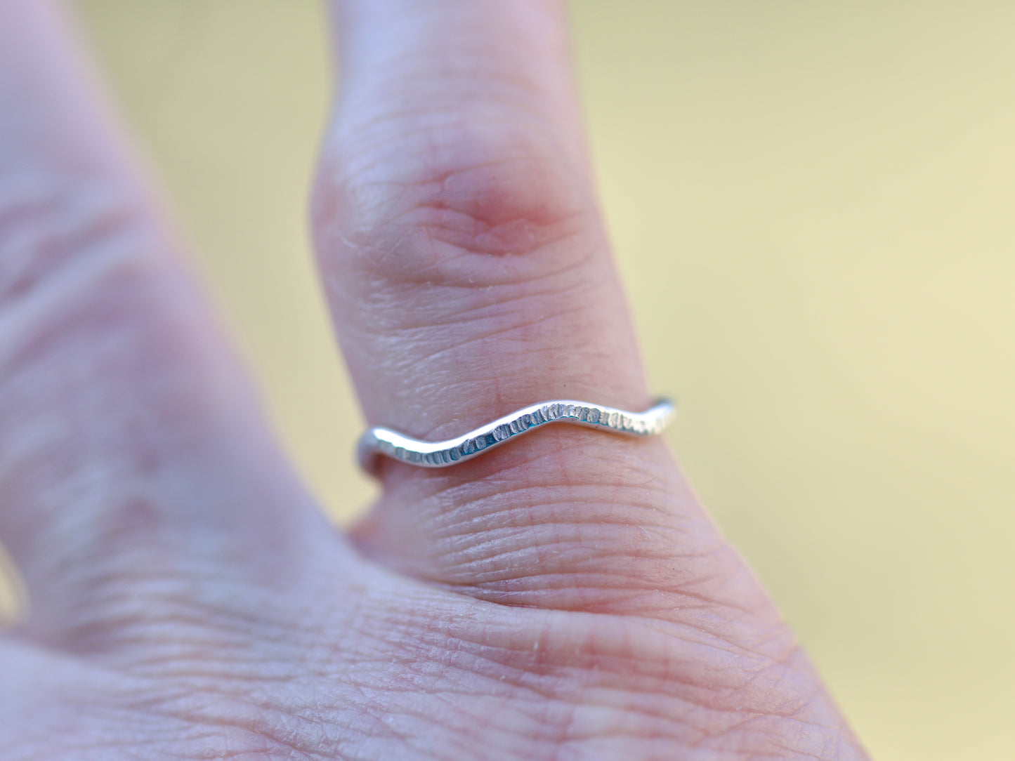 Winding Road Sterling Ring, size 6.5 (#2)